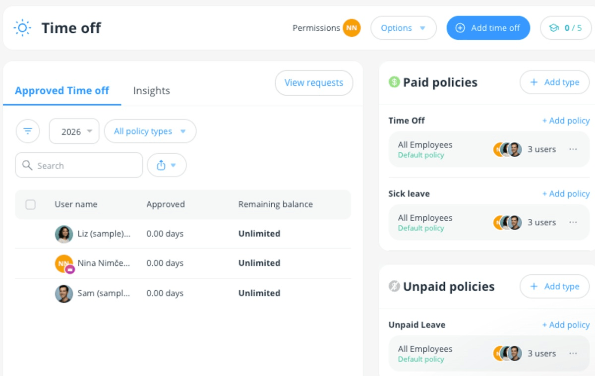 Connecteam interface screenshot