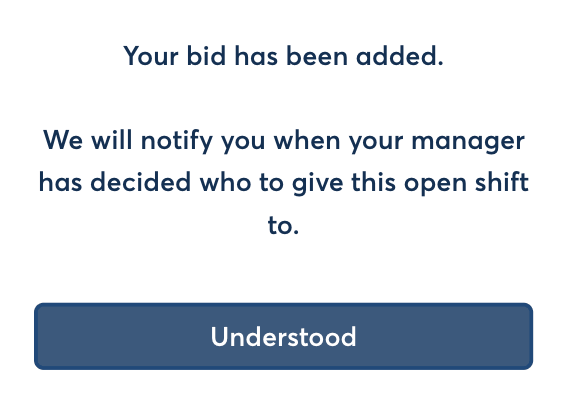 FlowRota open shift claiming and employee bidding