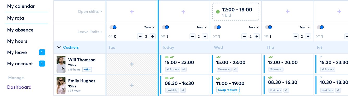 FlowRota staff rota software