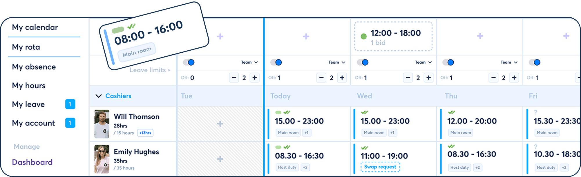 FlowRota staff rota software