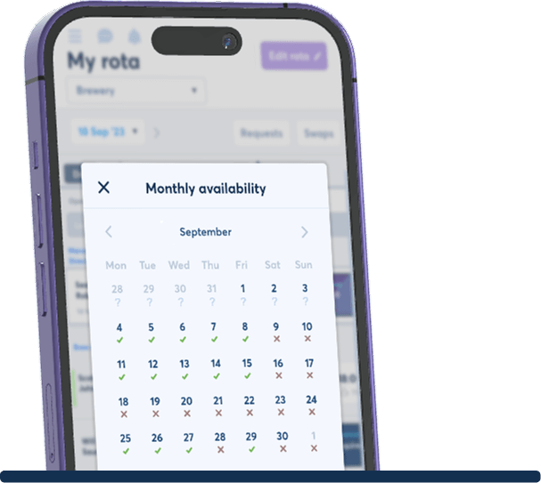 FlowRota app screenshot
