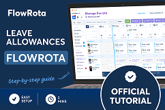 FlowRota leave allowances - Tutorial